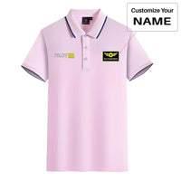 Thumbnail for Customisable Pilot & Stripes Polo Shirt - view 15