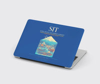 Thumbnail for Sitka Rocky Gutierrez Airport (SIT) design on blue MacBook case