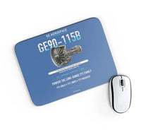 Thumbnail for GE90-115B design on blue rectangle mouse pad