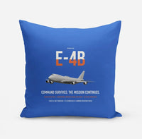 Thumbnail for E-4B Nightwatch design on blue pillow