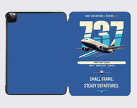 Thumbnail for Boeing 737-500 Classic design on blue ipad tablet case