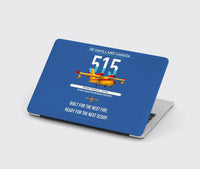 Thumbnail for De Havilland Canadair 515 design on blue MacBook case