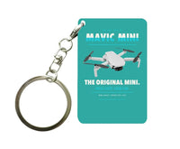 Thumbnail for DJI Mavic Mini Key Chain design on turquoise key chain