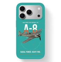 Thumbnail for Focke-Wulf Fw 190A-8 design on turquoise magsafe iphone case, for iPhone 17 Pro