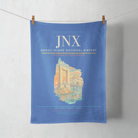 Thumbnail for Naxos Island National Airport (JNX) design on blue towel
