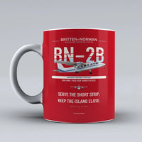 Thumbnail for BN-2B-26 Islander Mug design on red britten norman