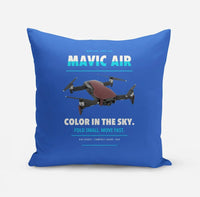 Thumbnail for DJI Mavic Air design on blue pillow
