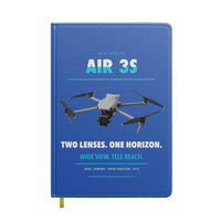Thumbnail for DJI Air 3S design on blue notebook