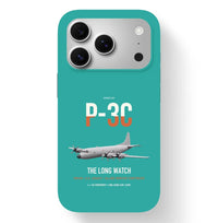 Thumbnail for P-3C Orion design on turquoise magsafe iphone case, for iPhone 17 Pro