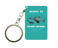 Thumbnail for DJI Mavic 3 Thermal Key Chain design on turquoise key chain