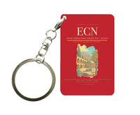 Thumbnail for Ercan International Airport (ECN) design on red key chain