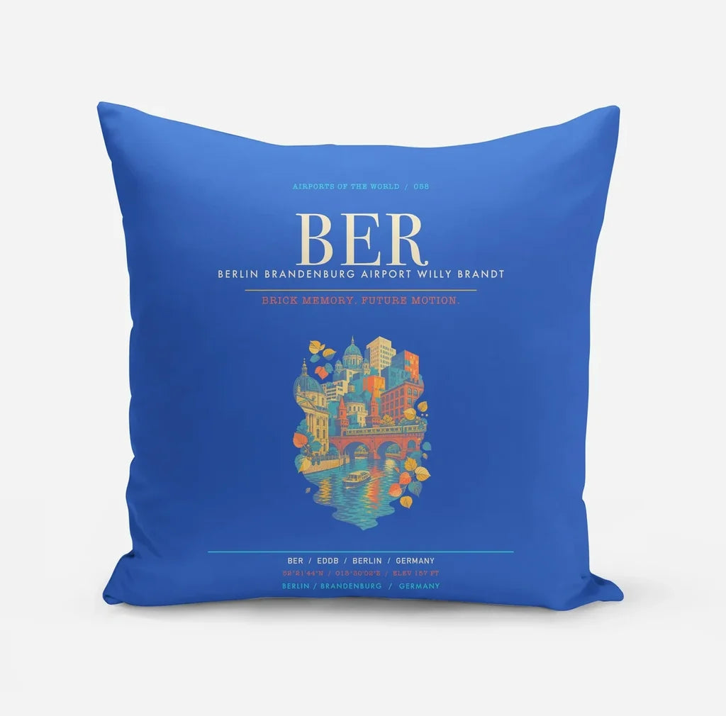 Berlin Brandenburg Airport Willy Brandt BER - Blue