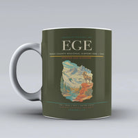 Thumbnail for Eagle County Regional Airport (EGE) airport code design on green army ceramic mug