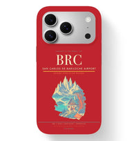 Thumbnail for San Carlos de Bariloche Airport (BRC) design on red iPhone 17 Pro MagSafe case