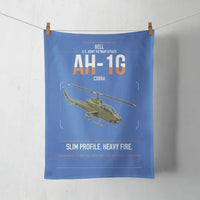 Thumbnail for Bell AH-1G Cobra design on blue towel