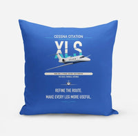Thumbnail for Cessna Citation XLS design on blue pillow