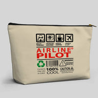 Thumbnail for Airline Pilot Label Zipper Pouch - view 15