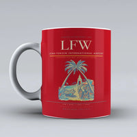 Thumbnail for International Airport LFW Mug design on red lome tokoin