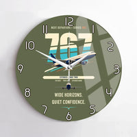 Thumbnail for Boeing 767-300ER design on green army no frame wall clock