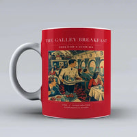 Thumbnail for VINTAGE G4184 - The Galley Breakfast - Ceramic Mug design on red
