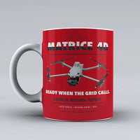 Thumbnail for Matrice 4D Mug design on red dji