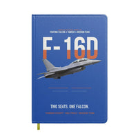 Thumbnail for F-16D Fighting Falcon Two Seats One Falcon design on blue notebook