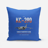 Thumbnail for Embraer KC-390 Millennium design on blue pillow