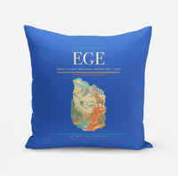 Thumbnail for Eagle County Regional Airport (EGE) design on blue pillow