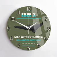 Thumbnail for AgEagle eBee X design on green army no frame wall clock