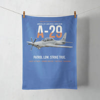 Thumbnail for A-29 Super Tucano Light Attack design on blue towel