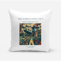 Thumbnail for VINTAGE G4440 - The Slipway Haul-Out - Designed Pillows design on white