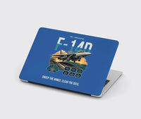 Thumbnail for F-14D Tomcat design on blue MacBook case