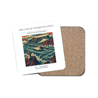 Thumbnail for The Cape Of Storms Rounding - Designed Coasters design on white 1-piece