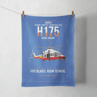 Thumbnail for Airbus H175 design on blue towel