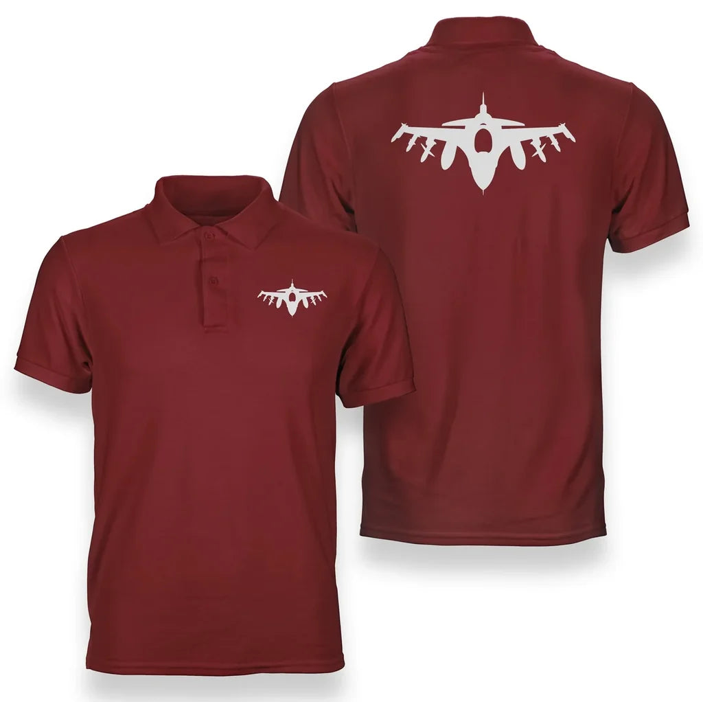 Aircraft Silhouette Polo Shirt - view 7