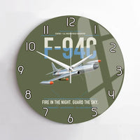 Thumbnail for F-94C Starfire design on green army no frame wall clock
