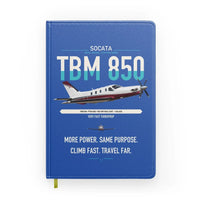 Thumbnail for Socata TBM 850 design on blue notebook