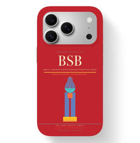 Thumbnail for Brasilia Airport (BSB) design on red iPhone 17 Pro MagSafe case