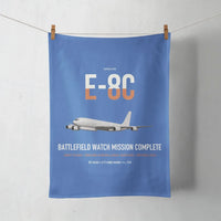 Thumbnail for E-8C Joint STARS design on blue towel