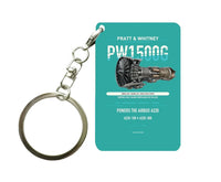 Thumbnail for PW1500G Key Chain design on turquoise key chain