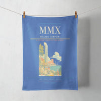 Thumbnail for Malmo Airport (MMX) design on blue towel