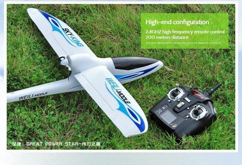 F959s Three-Channel Push-Back High-Speed Glider Six-Axis Gyroscope Remote Control Aircraft Plane Rc Model Toy - view 19
