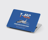 Thumbnail for T-45C Goshawk design on blue MacBook case