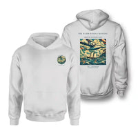 Thumbnail for VINTAGE G4067 - The Warm Winds Crossing - Double-Side Hoodie design on white double side