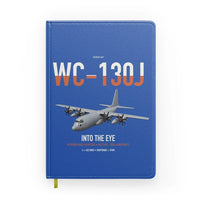 Thumbnail for WC-130J Hurricane Hunter design on blue notebook