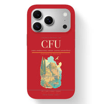 Thumbnail for Corfu Airport (CFU) design on red iPhone 17 Pro MagSafe case