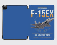 Thumbnail for F-15EX Eagle II design on blue ipad tablet case