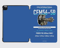 Thumbnail for CFM56-5B design on blue ipad tablet case