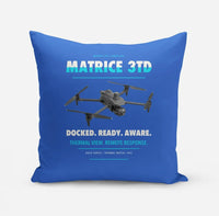 Thumbnail for DJI Matrice 3TD design on blue pillow