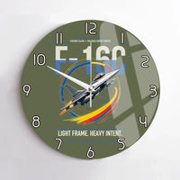 Thumbnail for F-16C Fighting Falcon design on green army no frame wall clock